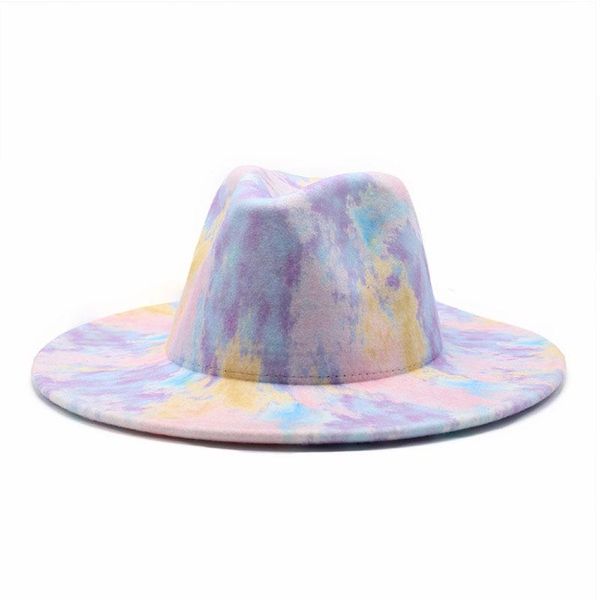 wide brim hats felt fedoras winter autumn women men ladies tie dye jazz caps round artificial wool blend bowler hat, Blue;gray
wide brim hats felt fedoras winter autumn women men ladies tie dye jazz caps round artificial wool blend bowler hat, Blue;gray