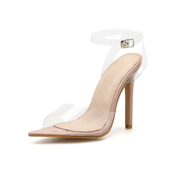 2021 new women's shoes transparent pumps pvc stiletto sandals nude color high heels bly1635-36, Black
2021 new women's shoes transparent pumps pvc stiletto sandals nude color high heels bly1635-36, Black
