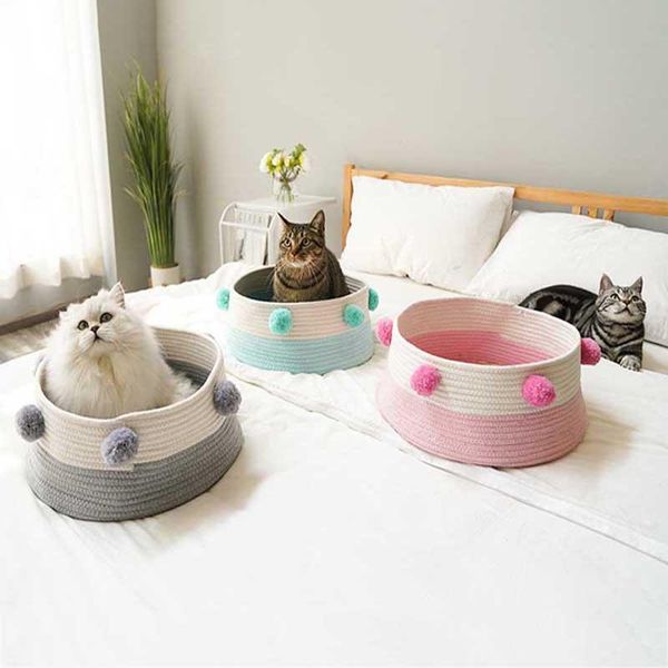 cat beds & furniture bed with toy ball tear resistant summer dog cooling mat cotton rope cats house puppy nest kitten pad cushion
cat beds & furniture bed with toy ball tear resistant summer dog cooling mat cotton rope cats house puppy nest kitten pad cushion