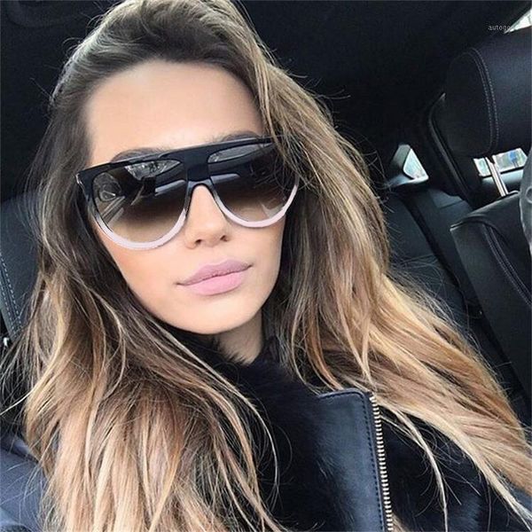 fashion flat sunglasses plastic gorgeous black pink goggles big womens sun glasses uv400 designer shades lentes1, White;black
fashion flat sunglasses plastic gorgeous black pink goggles big womens sun glasses uv400 designer shades lentes1, White;black