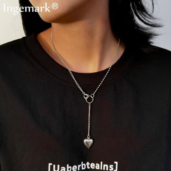 pendant necklaces goth stainless steel heart choker necklace women wedding boho punk silver color lover lariat long chain jewelry
pendant necklaces goth stainless steel heart choker necklace women wedding boho punk silver color lover lariat long chain jewelry