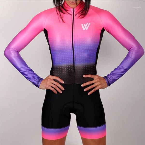 women triathlon suit cycling skinsuit kit women clothes 2020 long sleeve ciclismo feminino body suits wear rompers jumpsuit1, Black;blue
women triathlon suit cycling skinsuit kit women clothes 2020 long sleeve ciclismo feminino body suits wear rompers jumpsuit1, Black;blue