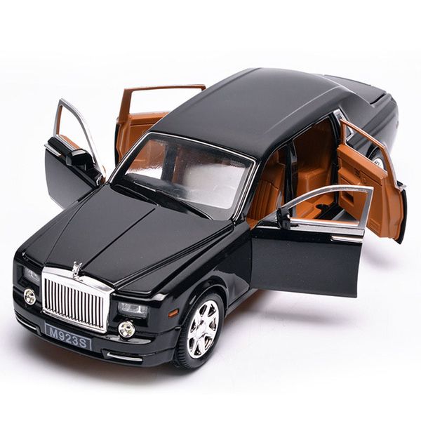 1/24 alloy luxury rolls royce phantom die cast model toy car simulation sound light pull back collection toys vehicle
1/24 alloy luxury rolls royce phantom die cast model toy car simulation sound light pull back collection toys vehicle