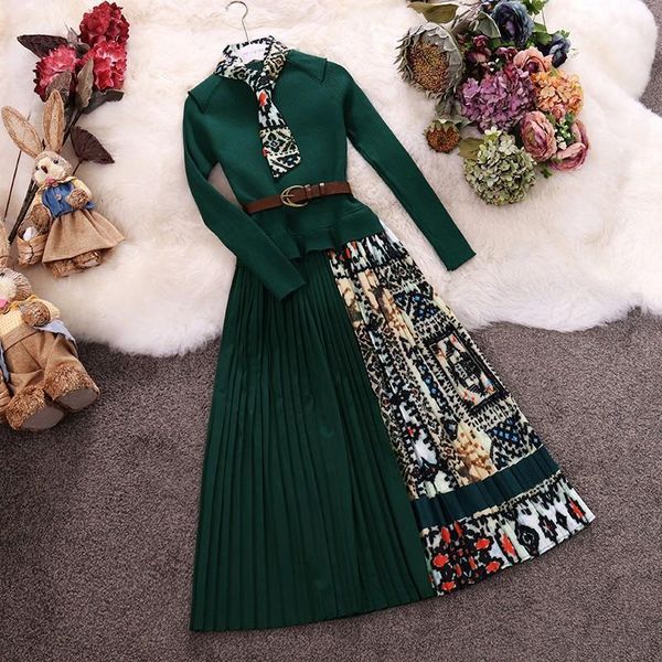 women vintage print draped knit patchwork dresses knitted long sleeve belt dress vestidos drop shipping good quality, Black;gray
women vintage print draped knit patchwork dresses knitted long sleeve belt dress vestidos drop shipping good quality, Black;gray