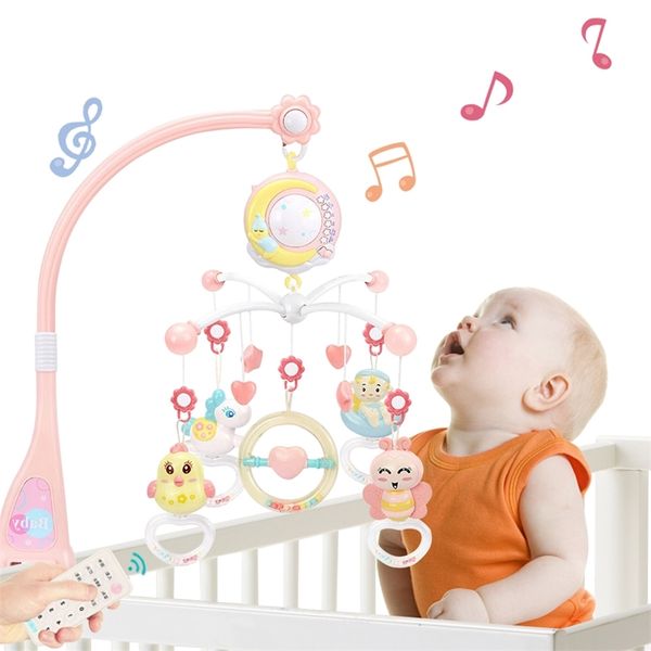 mobile for baby cot rattles baby toys 0-12 months holder rotating crib mobile bed musical box projection child educational toys y200111
mobile for baby cot rattles baby toys 0-12 months holder rotating crib mobile bed musical box projection child educational toys y200111