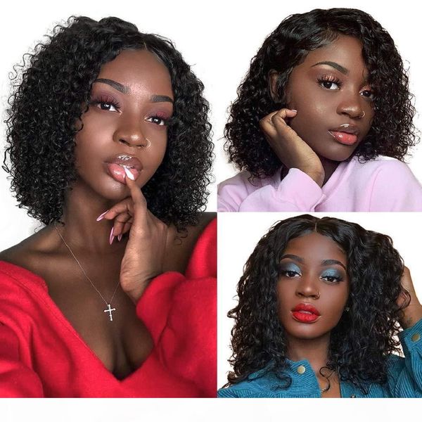 short curly bob wigs brazilian virgin human hair lace front wigs kinky curly hair 13x6 lace part pre plucked with baby hair, Black;brown 
short curly bob wigs brazilian virgin human hair lace front wigs kinky curly hair 13x6 lace part pre plucked with baby hair, Black;brown