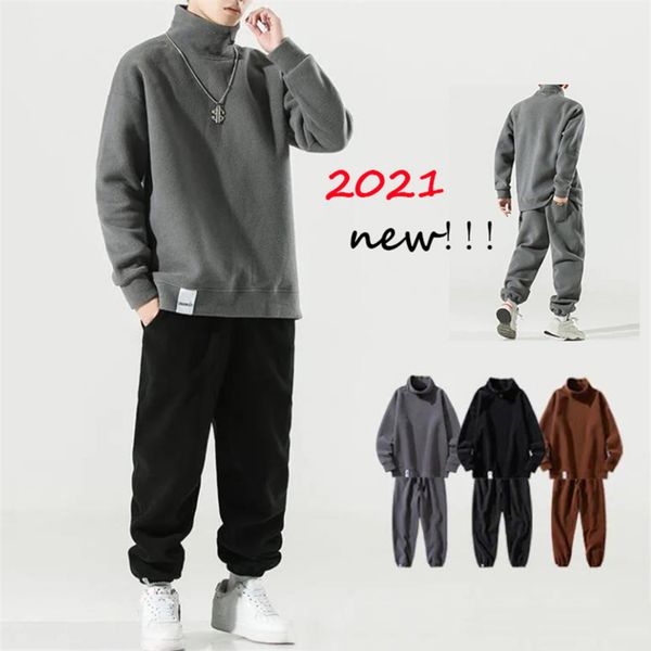 men's two-piece set, warm polar wool cover, high neck sweater elastic , autumn and winter, large cloth, new in 2021, Gray
men's two-piece set, warm polar wool cover, high neck sweater elastic , autumn and winter, large cloth, new in 2021, Gray