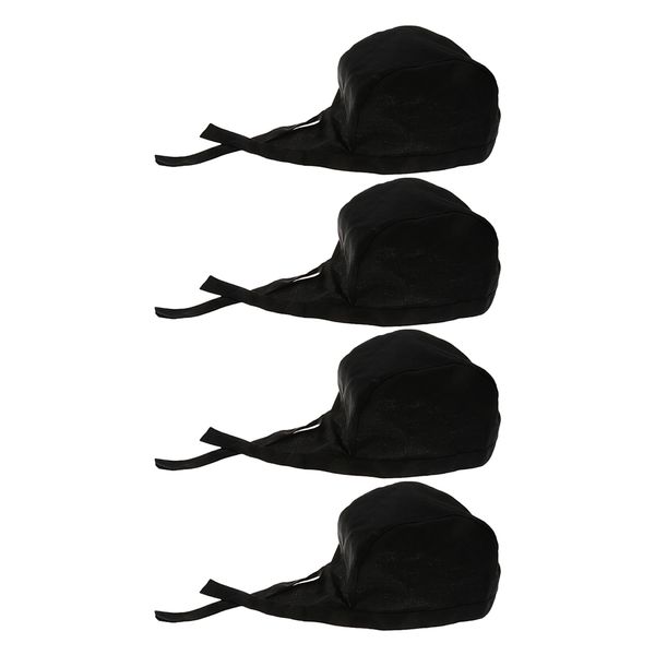 4pcs chef hat waiter cap pre-tied bandana cap head wrap all season
4pcs chef hat waiter cap pre-tied bandana cap head wrap all season