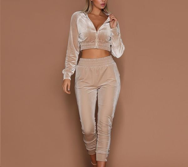 two piece set women tracksuit hoodies sweatshirt & pants high waist sets workout wear fashion long sleeve zipper suits, White
two piece set women tracksuit hoodies sweatshirt & pants high waist sets workout wear fashion long sleeve zipper suits, White
