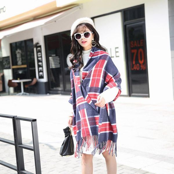 2020 knitted spring winter female scarf plaid warm cashmere scarves shawl neck bandana lady wrap for woman, Blue;gray
2020 knitted spring winter female scarf plaid warm cashmere scarves shawl neck bandana lady wrap for woman, Blue;gray