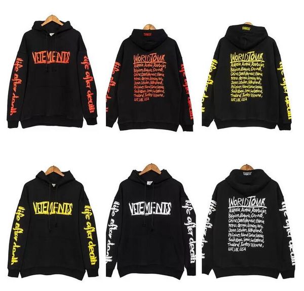 womens mens hoodies sweatshirts vetements hoodie casual letter embroidery long sleeve hooded hip hop loose pullovers letters women men warm, Black
womens mens hoodies sweatshirts vetements hoodie casual letter embroidery long sleeve hooded hip hop loose pullovers letters women men warm, Black