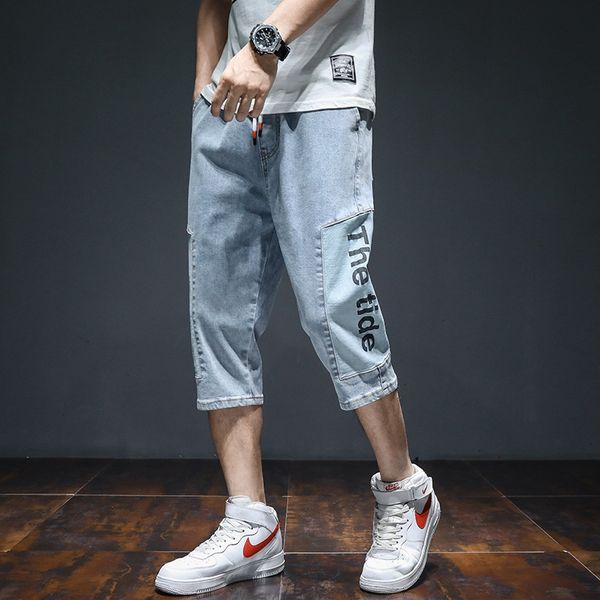 cropped denim shorts shorts and trousers trousers and trouserssummer thin loose straight korean style trendy men's casual trendy pants, Blue
cropped denim shorts shorts and trousers trousers and trouserssummer thin loose straight korean style trendy men's casual trendy pants, Blue