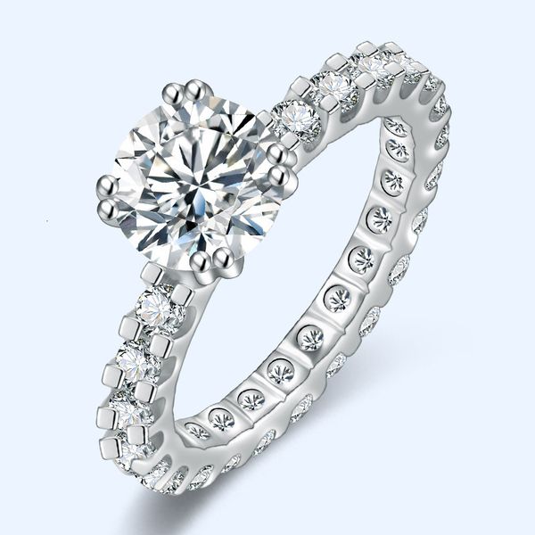 new product temperament women's full set round diamond socialite fashion ring workplace wedding dinner ruili ring, Silver
new product temperament women's full set round diamond socialite fashion ring workplace wedding dinner ruili ring, Silver