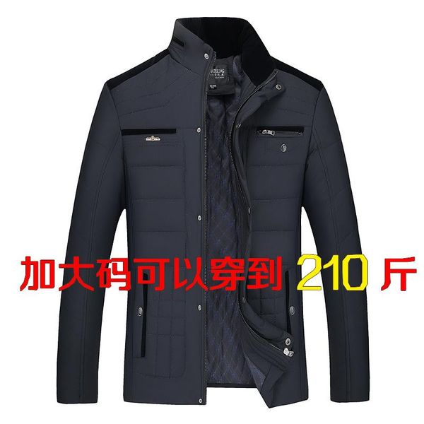men's down & parkas 2021 luxury designer padded jacket middle-aged cotton-padded with stand-up collar, Black
men's down & parkas 2021 luxury designer padded jacket middle-aged cotton-padded with stand-up collar, Black