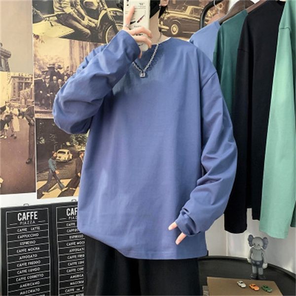 2021 new autumn spring fashion released oversized a white pieces male tshirt long sleeve the neck shirt for man t bgah, White;black
2021 new autumn spring fashion released oversized a white pieces male tshirt long sleeve the neck shirt for man t bgah, White;black