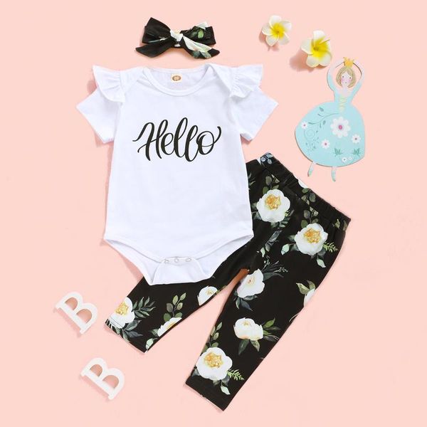 infant girl clothes 3-6 months baby girl short sleeve romper and black floral print pants headband toddler outfits, White
infant girl clothes 3-6 months baby girl short sleeve romper and black floral print pants headband toddler outfits, White