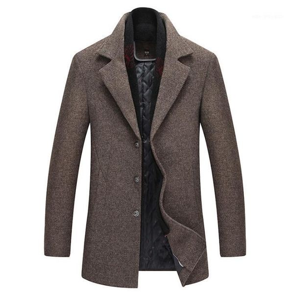 men's wool & blends fashion coat slim fit jackets mens pure color casual warm outerwear jacket and men pea1, Black
men's wool & blends fashion coat slim fit jackets mens pure color casual warm outerwear jacket and men pea1, Black