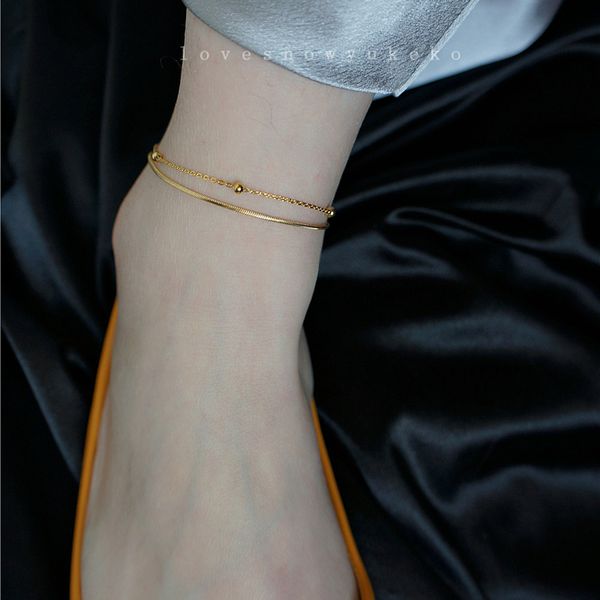 classic 14k gold minimalist golden bean sterling silver 925 slim golden balls transfer anklet stack simple japan and south korea, Red;blue
classic 14k gold minimalist golden bean sterling silver 925 slim golden balls transfer anklet stack simple japan and south korea, Red;blue