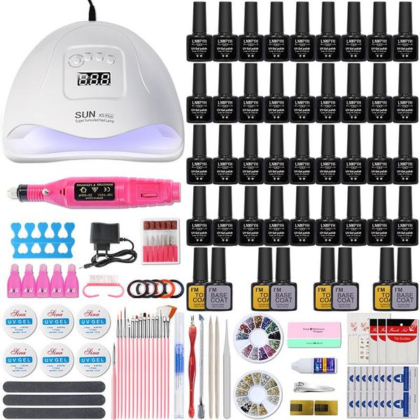 nail art kits 54w uv led lamp dryer and gel polish kit soak off manicure set electric drill for tools
nail art kits 54w uv led lamp dryer and gel polish kit soak off manicure set electric drill for tools