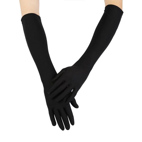 five fingers gloves women winter party 22'' long black white satin finger mittens evening prom ladies girls mitt, Blue;gray
five fingers gloves women winter party 22'' long black white satin finger mittens evening prom ladies girls mitt, Blue;gray