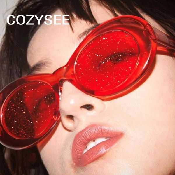 trending 90s oval sunglasses purple australia brand designer nirvana kurt sequins sun glasses small glitter with red lens, White;black
trending 90s oval sunglasses purple australia brand designer nirvana kurt sequins sun glasses small glitter with red lens, White;black