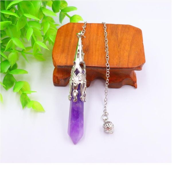 natural stone pendulum for dowsing hexagonal pink quartz lapis purple crystal reiki stone amulet pendule divination jewe qyleqt, Black
natural stone pendulum for dowsing hexagonal pink quartz lapis purple crystal reiki stone amulet pendule divination jewe qyleqt, Black