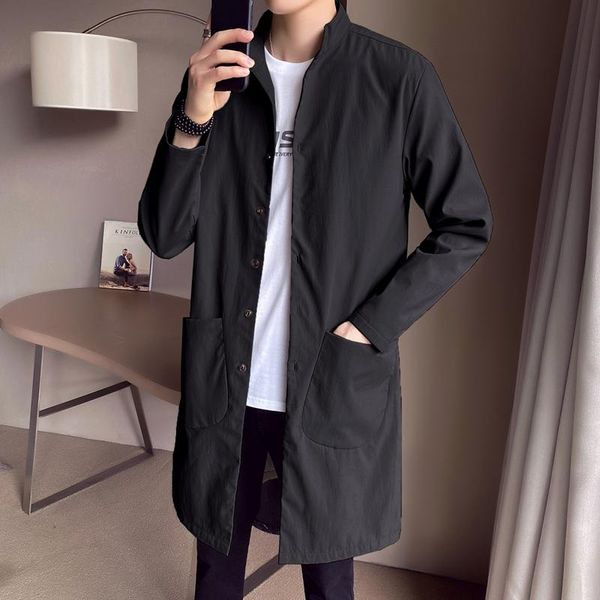 men's trench coats casual loose korean style fashion slim harajuku cardigan oversized long sleeve moda hombre clothing db60fy, Tan;black
men's trench coats casual loose korean style fashion slim harajuku cardigan oversized long sleeve moda hombre clothing db60fy, Tan;black
