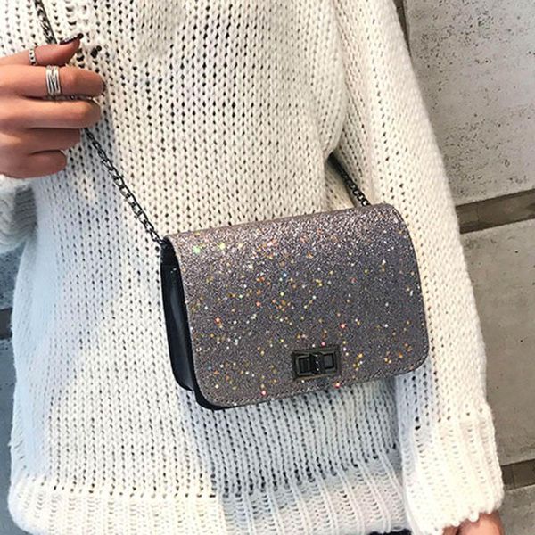1 pcs women shoulder crossbody bag sequin chain fashion for mobile phone party b99
1 pcs women shoulder crossbody bag sequin chain fashion for mobile phone party b99