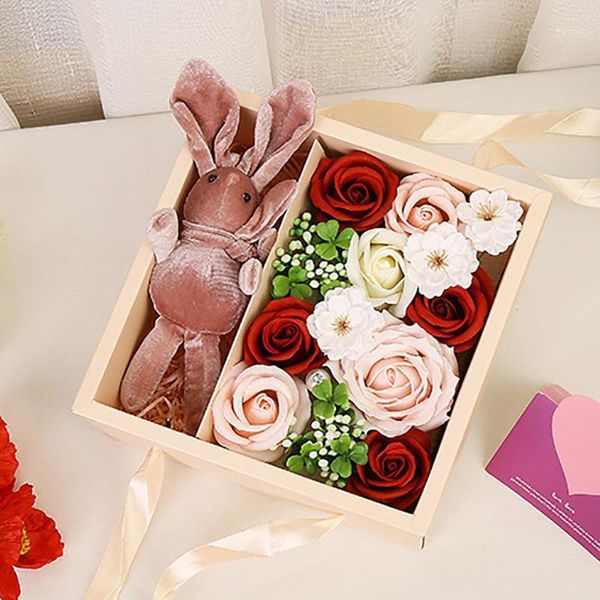 decorative flowers & wreaths artificial flower valentine's day floral atmosphere bear simulated rose gift box holiday memorial #yl101
decorative flowers & wreaths artificial flower valentine's day floral atmosphere bear simulated rose gift box holiday memorial #yl101