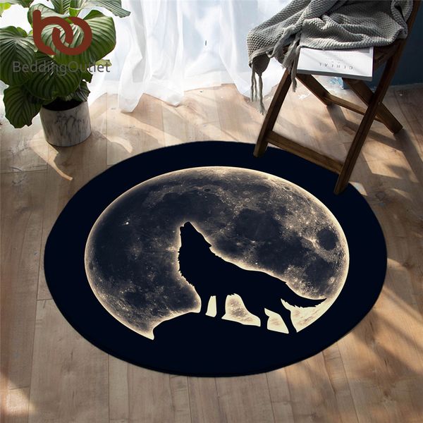 beddingoutlet wild animal round carpet howling wolf floor mat colorful living room rug non-slip moon 3d area rug dropshipping
beddingoutlet wild animal round carpet howling wolf floor mat colorful living room rug non-slip moon 3d area rug dropshipping
