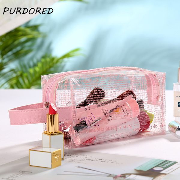 purdored 1 pc очистить косметическая сумка пвх zipper женщины косметика сумки путешествия чехол красоты макияж органайзер для хранения туале
purdored 1 pc очистить косметическая сумка пвх zipper женщины косметика сумки путешествия чехол красоты макияж органайзер для хранения туале