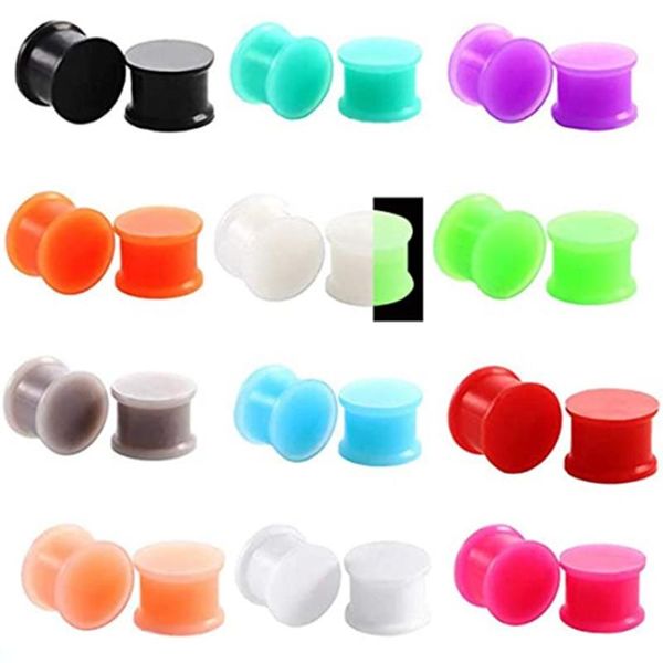 12/22/24pcs soft sile tunnel lot 3-25mm ear flesh tunnel plugs triangle sile tunnel pack ear stretcher kit gauge plug q wmtphq, Silver 
12/22/24pcs soft sile tunnel lot 3-25mm ear flesh tunnel plugs triangle sile tunnel pack ear stretcher kit gauge plug q wmtphq, Silver