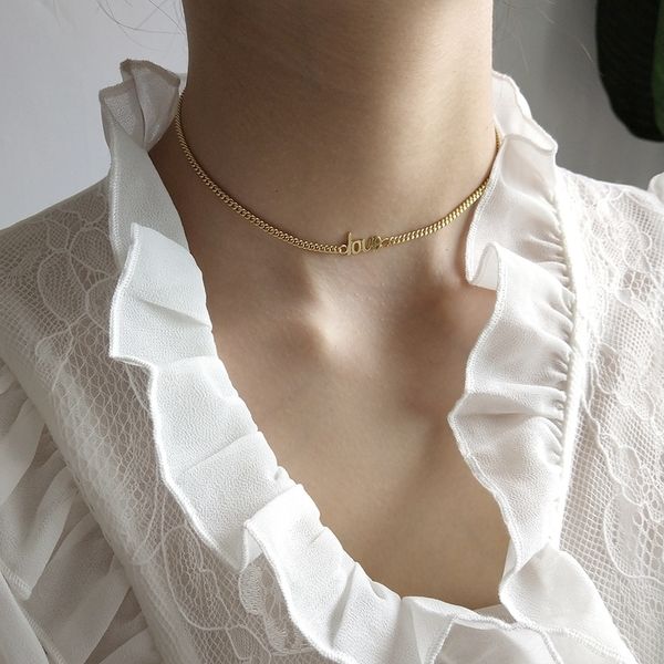 louleur 925 sterling silver letter love choker necklace gold crude clavicular chain necklace for women men festival jewelry gift q0531
louleur 925 sterling silver letter love choker necklace gold crude clavicular chain necklace for women men festival jewelry gift q0531