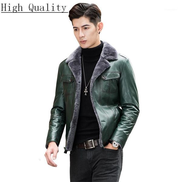 men's leather & faux genuine men sheepskin shearling coat real wool fur short autumn winter jacket wxl1506 kj15151, Black
men's leather & faux genuine men sheepskin shearling coat real wool fur short autumn winter jacket wxl1506 kj15151, Black