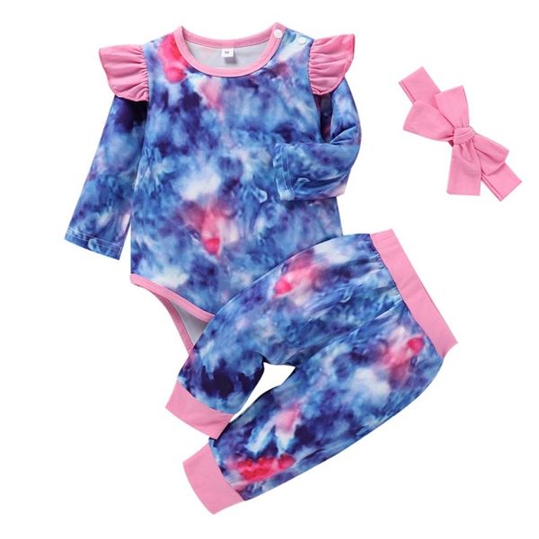 autumn winter baby girl boy tie-dye print long sleeve romper trousers headband outfits clothes set5 1021, White
autumn winter baby girl boy tie-dye print long sleeve romper trousers headband outfits clothes set5 1021, White