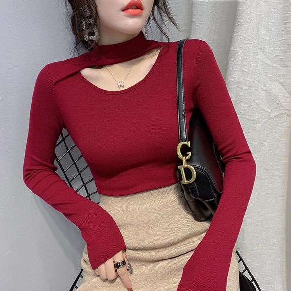 zity size s -3xl female cotton full sleeve t -shirt girls hollow out half turtleneck slim tshirts autumn real ps, White
zity size s -3xl female cotton full sleeve t -shirt girls hollow out half turtleneck slim tshirts autumn real ps, White