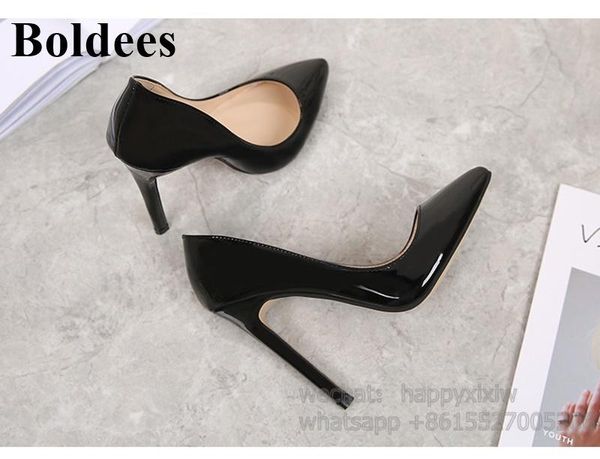 11cm comfortable women pumps fashion classic black nude patent shiny leather pointed toe party dress shoes plus size 13
11cm comfortable women pumps fashion classic black nude patent shiny leather pointed toe party dress shoes plus size 13