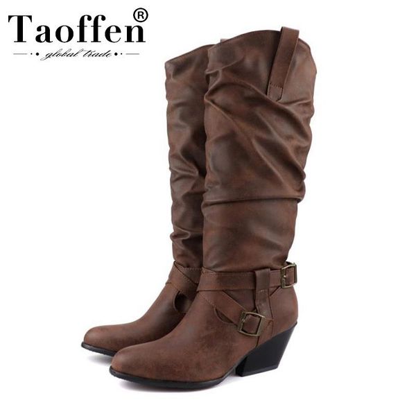 taoffen knight boots для женщин пряжка сплошные цвета на высоких каблуках обувь простой черный длинные сапоги женщины колено высокие размер, Black
taoffen knight boots для женщин пряжка сплошные цвета на высоких каблуках обувь простой черный длинные сапоги женщины колено высокие размер, Black