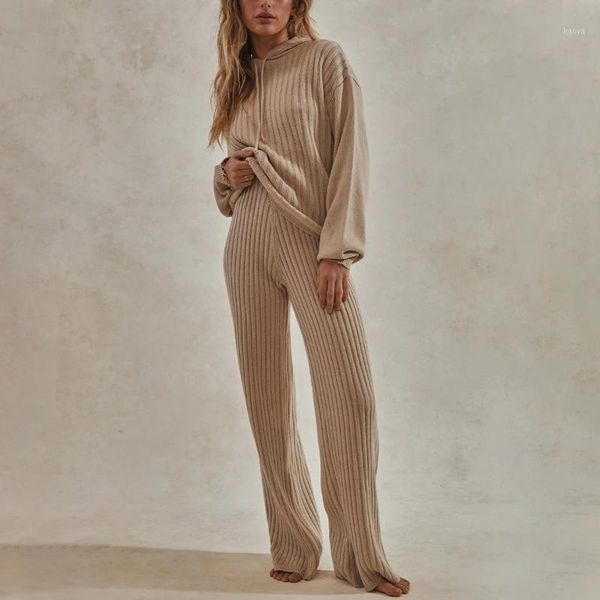 women's solid two piece sets hooded sweater elastic long trousers suits autumn winter knitted 2 piece set streetwear1, White
women's solid two piece sets hooded sweater elastic long trousers suits autumn winter knitted 2 piece set streetwear1, White