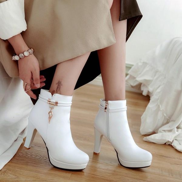 pxelena elegant ankle boots women round toe thin high heels fashion short boots ladies dress office wedding shoes white pink, Black
pxelena elegant ankle boots women round toe thin high heels fashion short boots ladies dress office wedding shoes white pink, Black