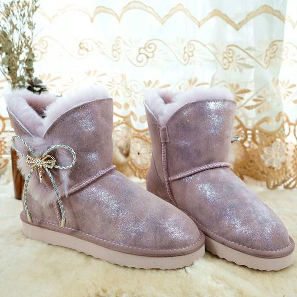 winter warm boots women shoes 100% natural fur brand shoes women fashion fringed leather cowhide snow boots, Black
winter warm boots women shoes 100% natural fur brand shoes women fashion fringed leather cowhide snow boots, Black