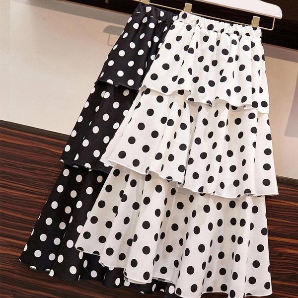 cake layered white dots floral print pleated midi skirt women elastic high waist skirts summer 2020 elegant female bottom, Black
cake layered white dots floral print pleated midi skirt women elastic high waist skirts summer 2020 elegant female bottom, Black