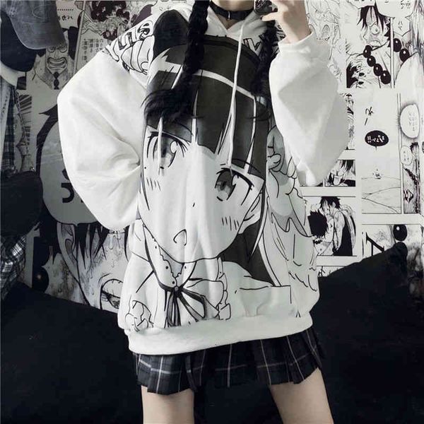 women's hoodies & sweatshirts japanese autumn and winter anime female two-dimensional hoodies of cartoons lolita imprint harajuku stree, Black
women's hoodies & sweatshirts japanese autumn and winter anime female two-dimensional hoodies of cartoons lolita imprint harajuku stree, Black