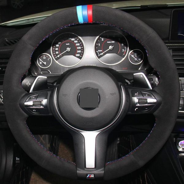 black suede diy hand-stitched car steering wheel cover for bmw f33 428i 2015 f30 320d 328i 330i 2016 m3 m4 2014-2016
black suede diy hand-stitched car steering wheel cover for bmw f33 428i 2015 f30 320d 328i 330i 2016 m3 m4 2014-2016
