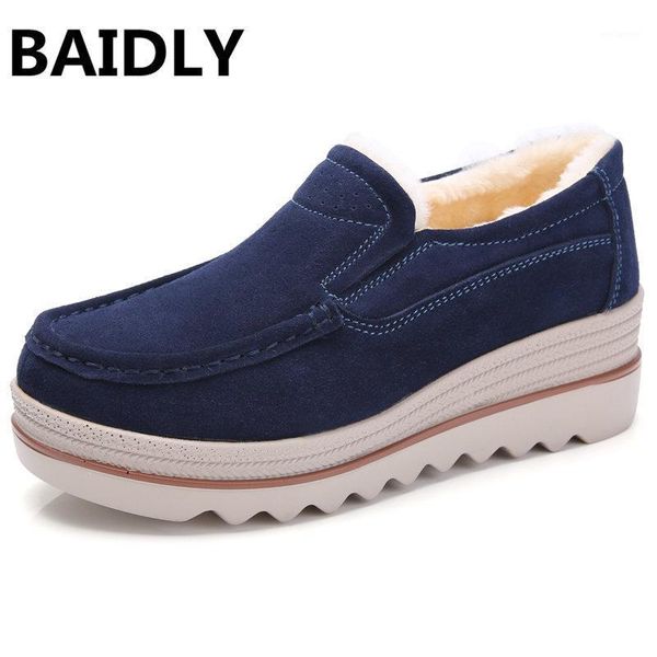 baidly women boots platform sneakers shoes genuine leather women shoes slip on winter warm ankle boots creepers moccasins1, Black
baidly women boots platform sneakers shoes genuine leather women shoes slip on winter warm ankle boots creepers moccasins1, Black
