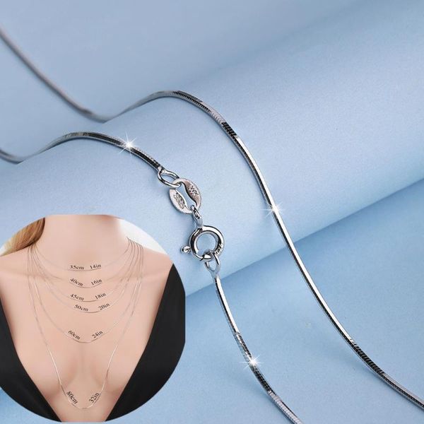 5pcs/lot pure 925 sterling silver classic basic chain,s925 silver 1mm snake chain necklace 50cm,55cm,60cm,925 jewelry,3 colors
5pcs/lot pure 925 sterling silver classic basic chain,s925 silver 1mm snake chain necklace 50cm,55cm,60cm,925 jewelry,3 colors