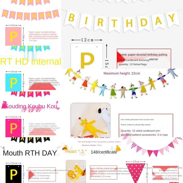 moh3x decoration paper fishtail party preferential children's letter pull flag pull flag flower-pulling flag-pulling banner qdjc6
moh3x decoration paper fishtail party preferential children's letter pull flag pull flag flower-pulling flag-pulling banner qdjc6
