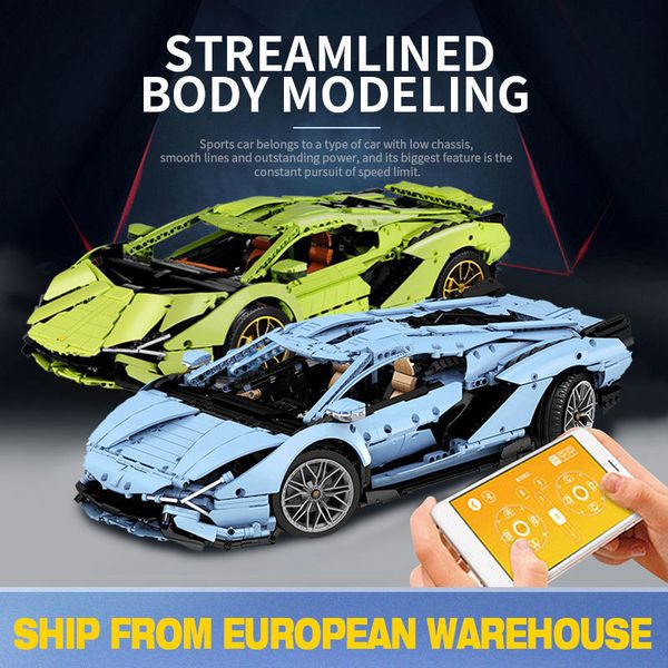 in stock moc lamborghinis aventador sian fkp 37 car rc roadster model power function building blocks bricks technic toys gifts 1008
in stock moc lamborghinis aventador sian fkp 37 car rc roadster model power function building blocks bricks technic toys gifts 1008