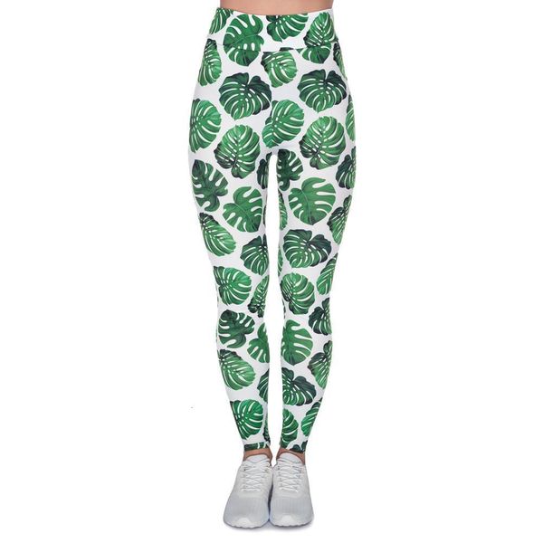 women high waist legging monstera white printing leggings fashion fitness woman pants drop shipping good quality, Black
women high waist legging monstera white printing leggings fashion fitness woman pants drop shipping good quality, Black