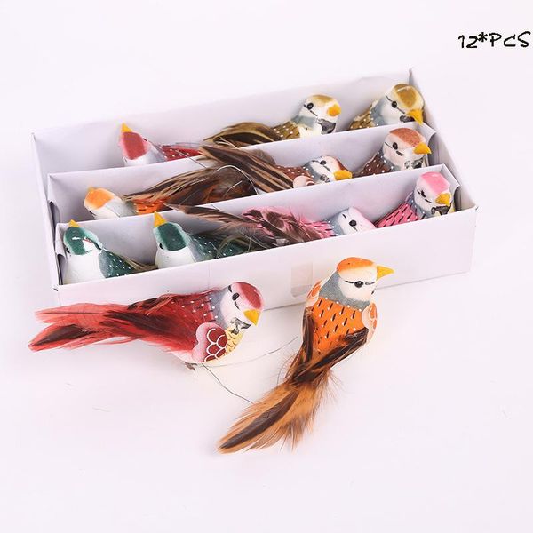decorative flowers & wreaths 12pcs multicolor artificial foam birds colorful feather wedding love bird diy ornaments home party accessories
decorative flowers & wreaths 12pcs multicolor artificial foam birds colorful feather wedding love bird diy ornaments home party accessories